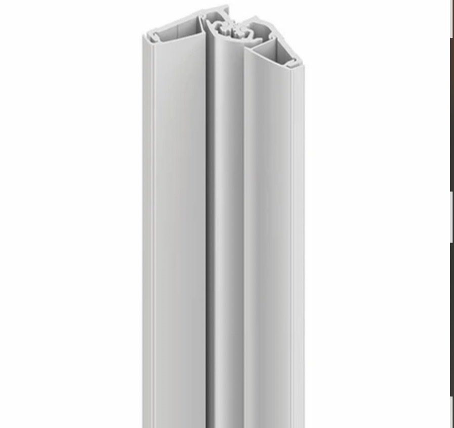 White PVC door seal strip